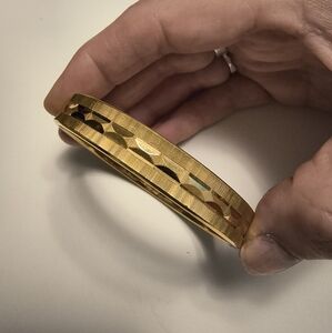 Monet Gold Bangle Bracelet